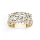 18K Gold Semi Mount Ring Setting Round Ro 2x2mm Syz Jewelry