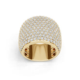 18K Gold Semi Mount Ring Setting Round Ro 6x6mm Syz Jewelry