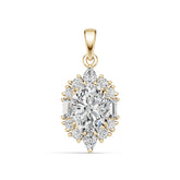 Sterling Silver Semi Mount Pendant Setting Oval OV 10X9mm Syzjewelry