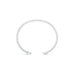 Sterling Silver Semi Mount Tennis Bracelet Setting Round RD 4x4mm Syzjewelry