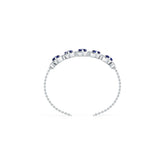 Sterling Silver Tennis Bracelet Semi Mount For Women Heart HT 5x5mm Fully Adjustable DHJ
