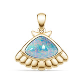 Platinum Semi Mount Pendant Setting Round Ro 5x8mm Syz Jewelry