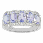 14K Gold Semi Mount Ring Setting Oval OV 6X4mm Diamond Accent DHJ