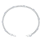 Platinum Semi Mount Bracelet Setting Round Ro 2x2mm Syz Jewelry