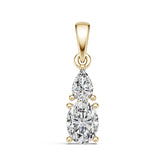Sterling Silver Semi Mount Pendant Setting Oval Ov 8x6mm DHJ