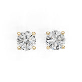 Sterling Silver Semi Mount Earrings Setting Round Ro 6x6mm DHJ
