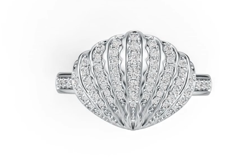 Sterling Silver Semi Mount Ring Setting Round RD 1.75mm DHJ