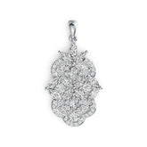 Sterling Silver Semi Mount Pendant Setting Marquise MQ 5X2.5mm DHJ