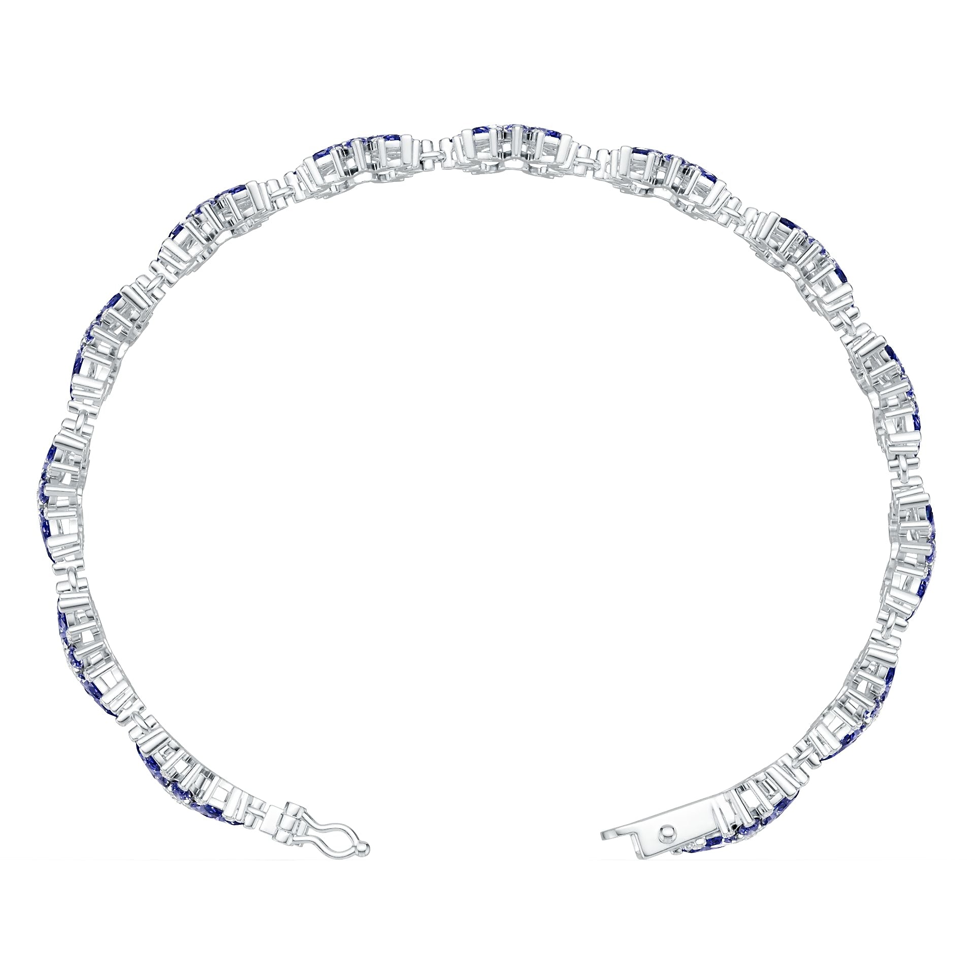 Platinum Semi Mount Bracelet Setting Marquise Ma 5x2mm Syz Jewelry