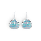 Sterling Silver Semi Mount Earrings Setting Pear 18X18mm Cabochon DHJ
