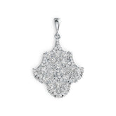 Sterling Silver Semi Mount Pendant Setting Pear PE 4X3mm PE 5X3mm DHJ