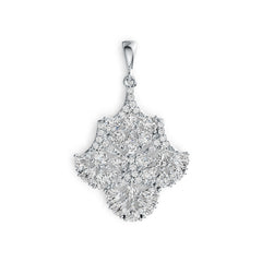 Sterling Silver Semi Mount Pendant Setting Pear PE 4X3mm PE 5X3mm DHJ