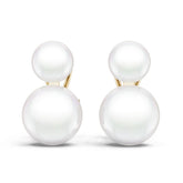 18K Gold Semi Mount Earrings Setting Round Ro 105x105mm Syz Jewelry