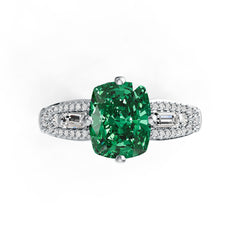 Sterling Silver Semi Mount Ring Setting Cushion CU 10X8mm DHJ