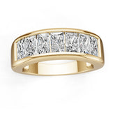 18K Gold Semi Mount Ring Setting Princess Pr 5x3mm Syz Jewelry