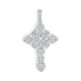 Sterling Silver Semi Mount Pendant Setting Marquise MQ 6X3mm PE 5X3mm HT 4X4mm DHJ