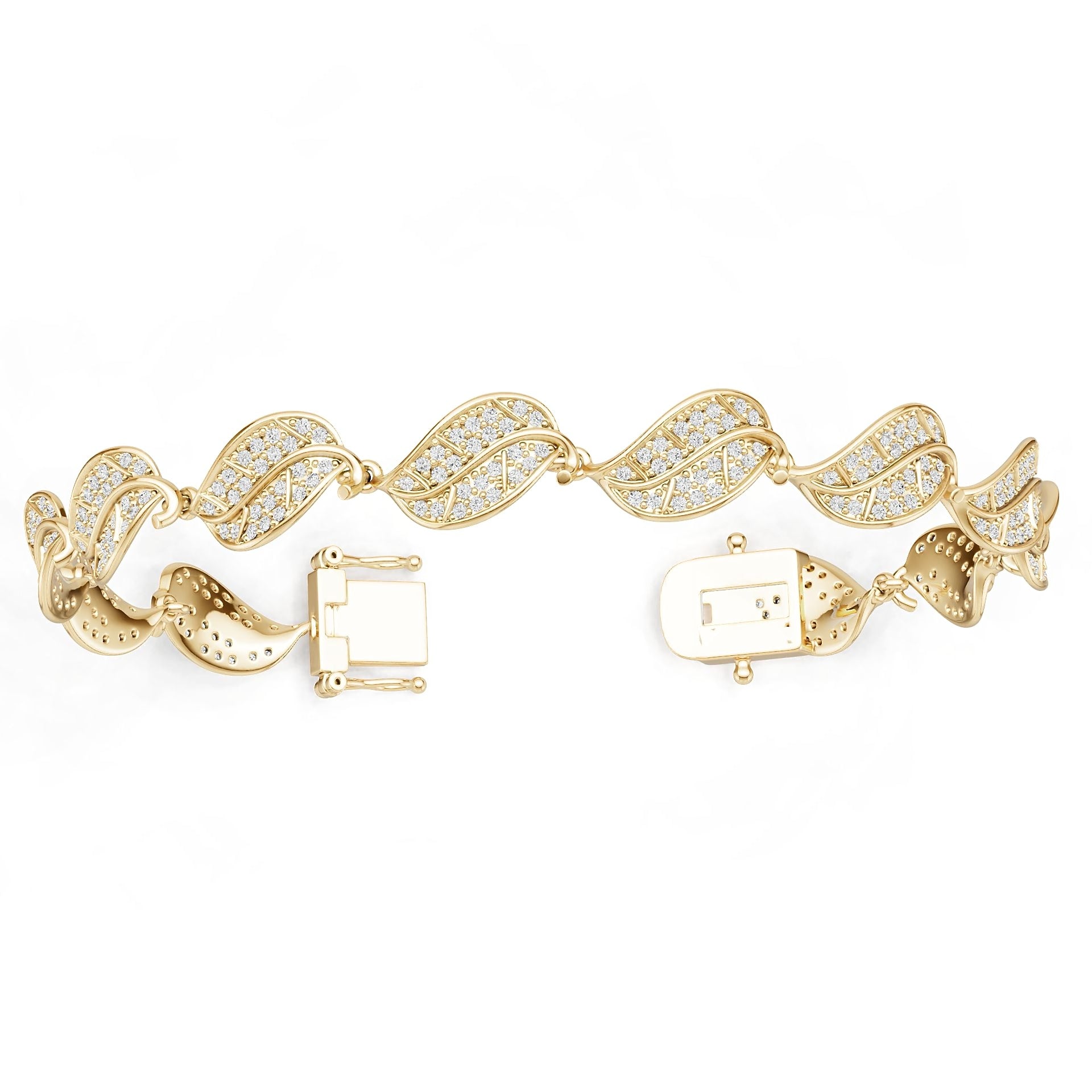 14K Gold Semi Mount Bracelet Setting Round Ro 1x1mm Syz Jewelry