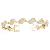 14K Gold Semi Mount Bracelet Setting Round Ro 1x1mm Syz Jewelry
