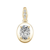 Sterling Silver Semi Mount Pendant Setting Oval Ov 7x5mm Syz Jewelry