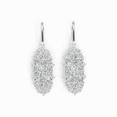 Sterling Silver Semi Mount Earrings Setting Pear PE 5x4mm DHJ