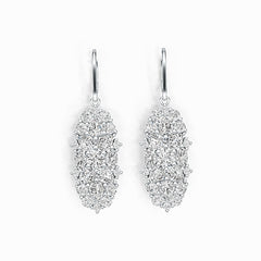 Sterling Silver Semi Mount Earrings Setting Pear PE 5x4mm DHJ