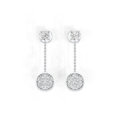Sterling Silver Semi Mount Earrings Setting Round RD 3.5mm DHJ