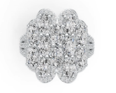 Sterling Silver Semi Mount Ring Setting Oval OV 6X4mm DHJ