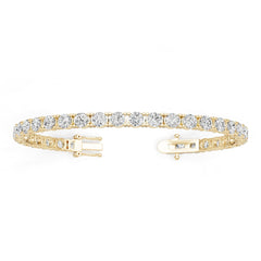 Platinum Semi Mount Bracelet Setting Round Ro 5x5mm Diamond Accent Syz Jewelry
