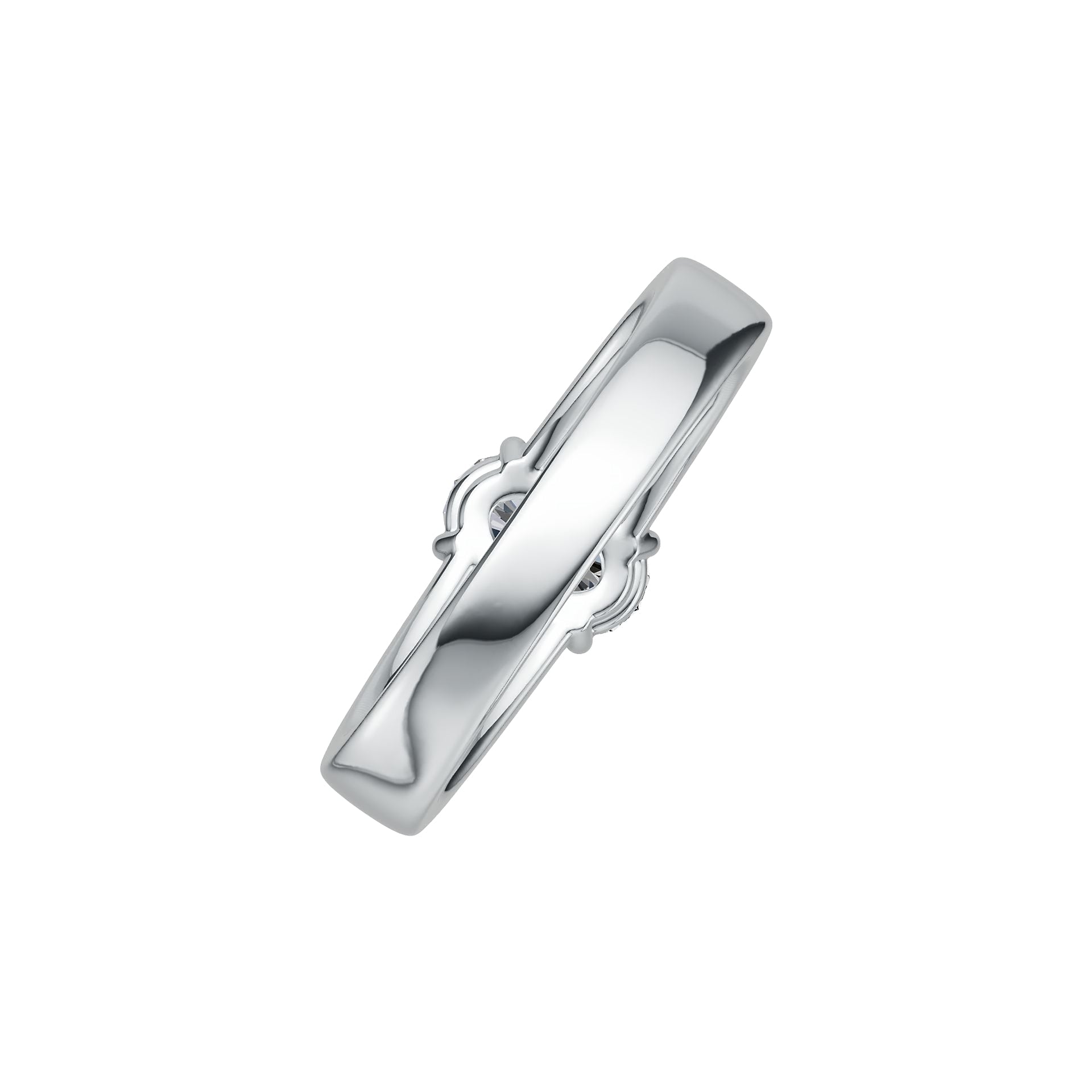 Sterling Silver Semi Mount Ring Setting Oval OV 8X6mm Infinity Shank DHJ