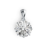10K Gold Semi Mount Pendant Setting Round RD 13mm DHJ