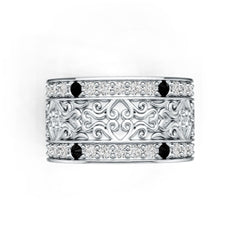 Sterling Silver Semi Mount Ring Setting Round Rd Diamond Accent DHJ