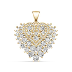 Platinum Semi Mount Pendant Setting Pear Pe 4x3mm Diamond Accent Syz Jewelry