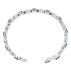 Sterling Silver Semi Mount Bracelet Setting Oval OV 7X5mm DHJ
