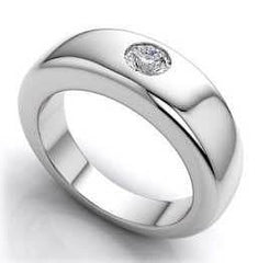 10K Gold Semi Mount Ring Setting Round RD 4x4mm DHJ