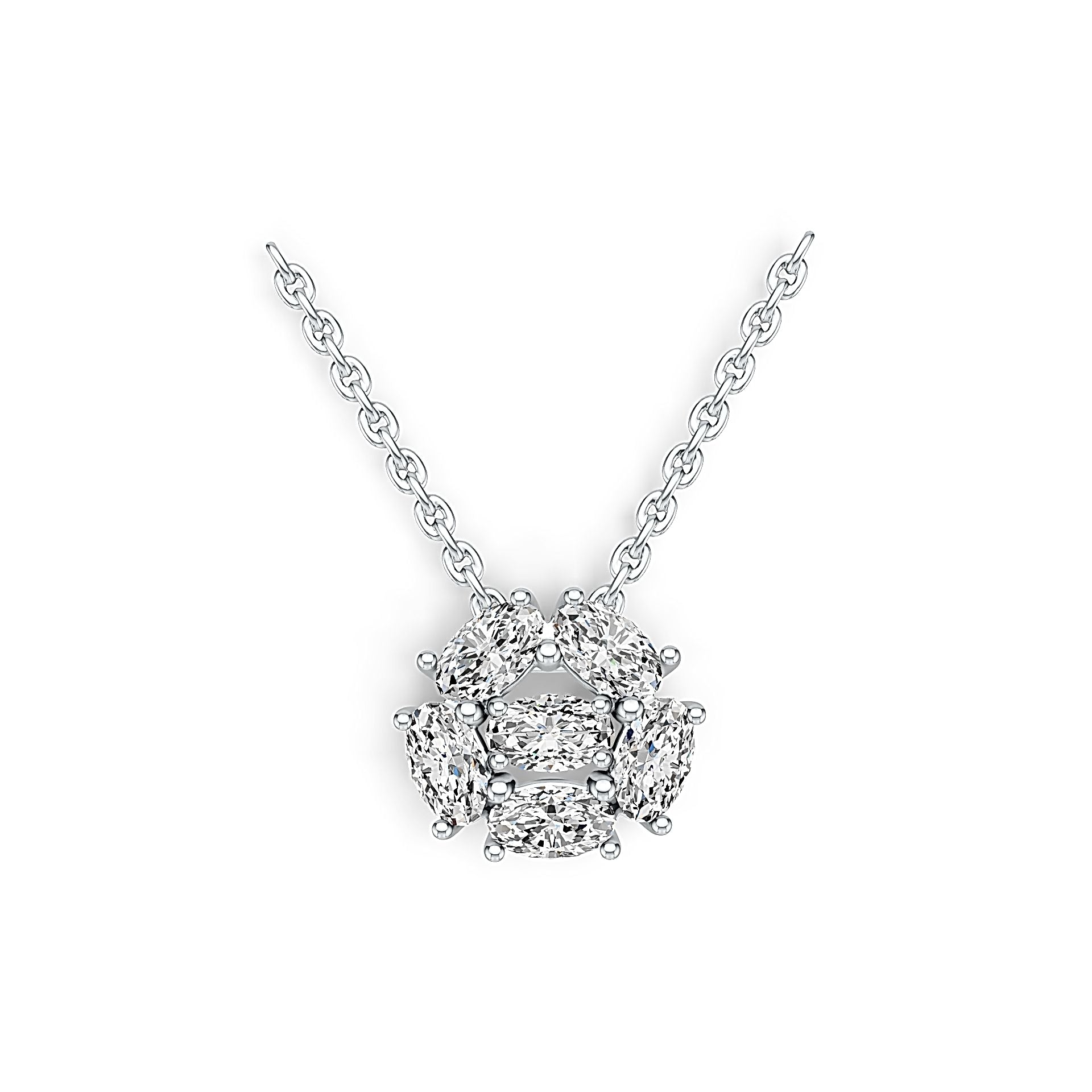 Sterling Silver Semi Mount Pendant Setting Oval OV 5X3mm Syzjewelry