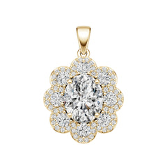 Sterling Silver Semi Mount Pendant Setting Oval Ov 10x8mm Syz Jewelry