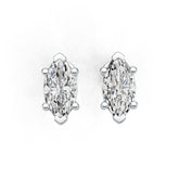 10K Gold Semi Mount Earrings Setting Marquise MQ 9X4.5mm Stud DHJ