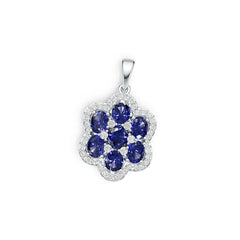 Sterling Silver Semi Mount Pendant Setting Oval OV 5x3mm Syzjewelry