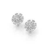 10K Gold Semi Mount Earrings Setting Oval OV 7X5mm DHJ