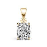 Sterling Silver Semi Mount Pendant Setting Cushion Cu 5x7mm Syzjewelry