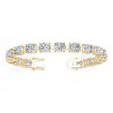 Sterling Silver Semi Mount Bracelet Setting Oval OV 9x7mm Tennis Bracelet DHJ