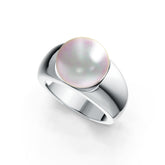 18K Gold Semi Mount Ring Setting Round RD 12x12mm DHJ