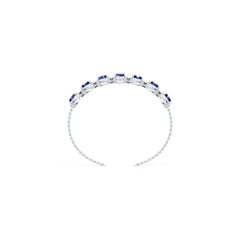 Sterling Silver Semi Mount Bracelet Setting Oval OV 7x5mm Halo Syzjewelry