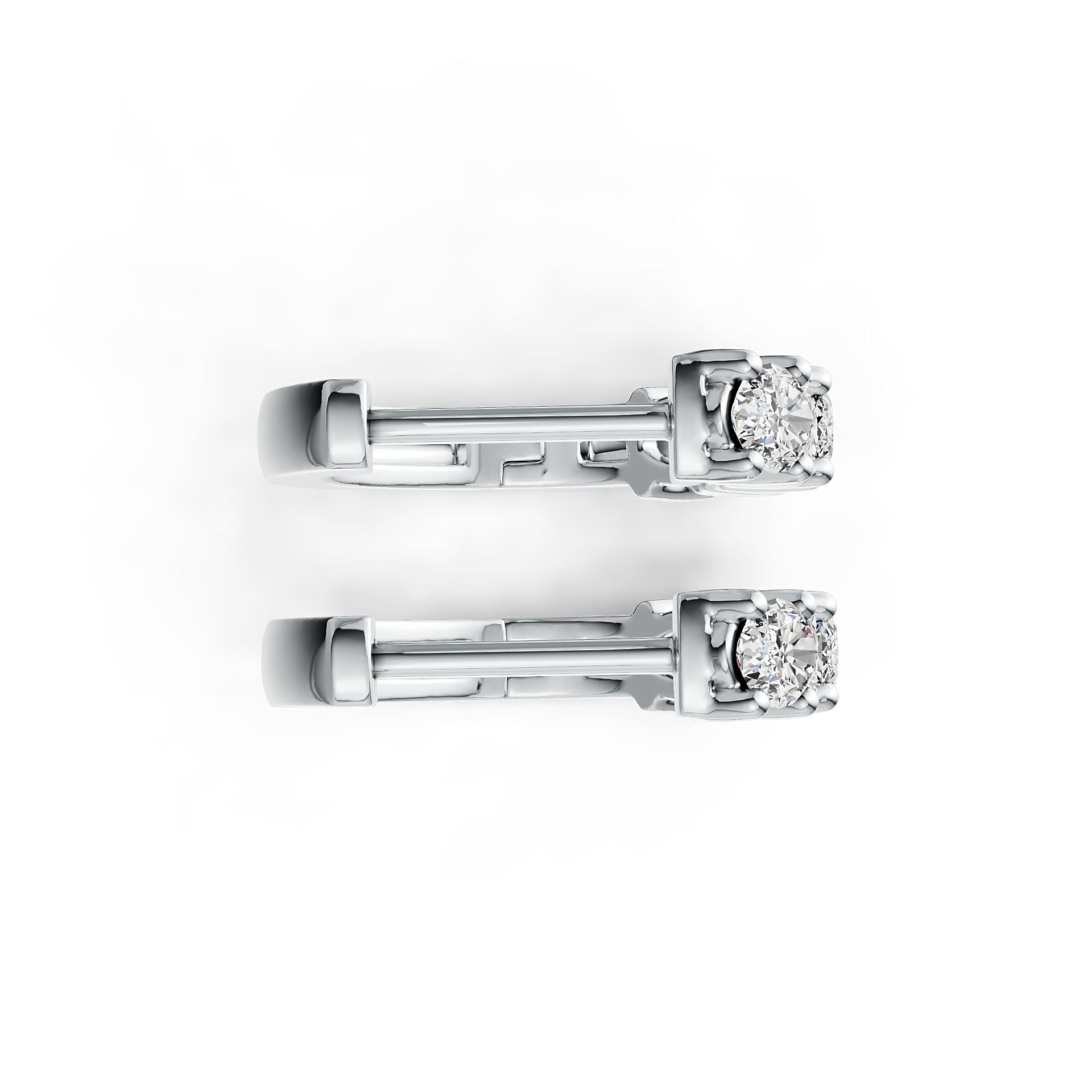 Sterling Silver Semi Mount Earrings Setting Oval OV 5x3mm Syzjewelry