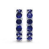 18K Gold Semi Mount Earrings Setting Oval Ov 5x4mm Syz Jewelry