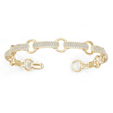 14K Gold Semi Mount Bracelet Setting Round Ro 6x6mm Syz Jewelry