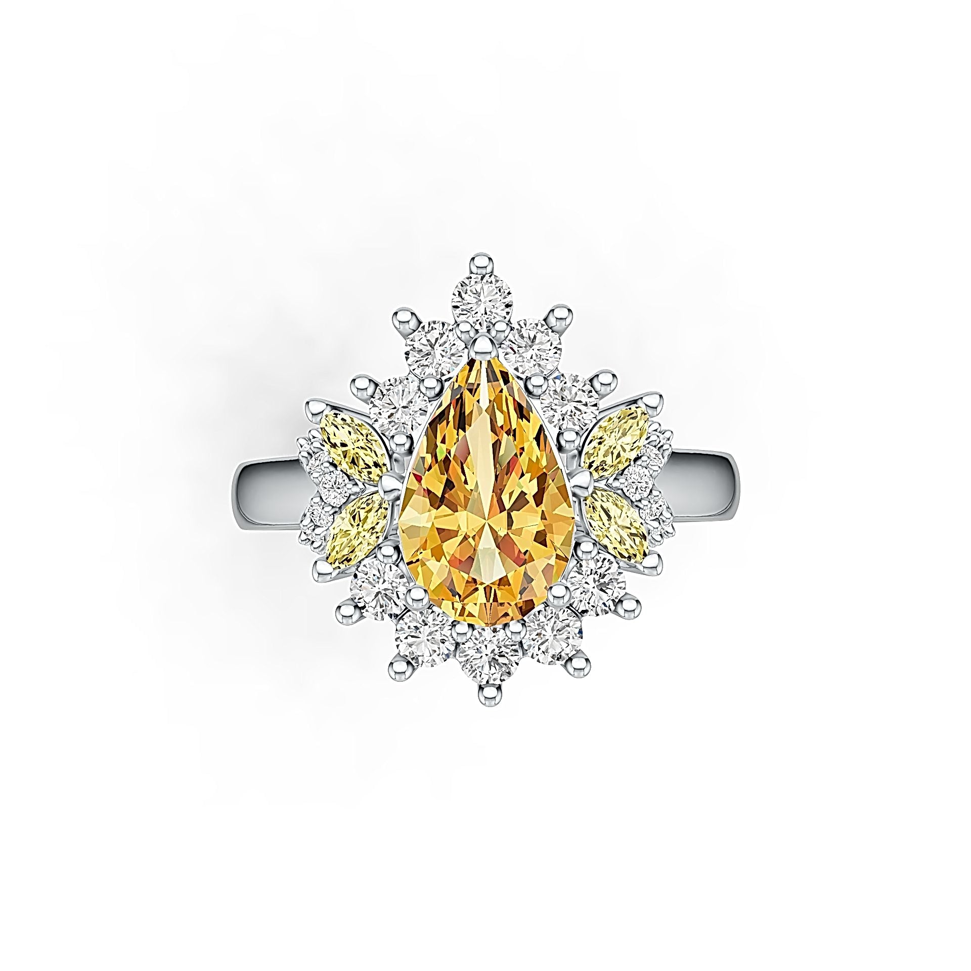 Sterling Silver Semi Mount Ring Setting Round RD Center主石mm DHJ