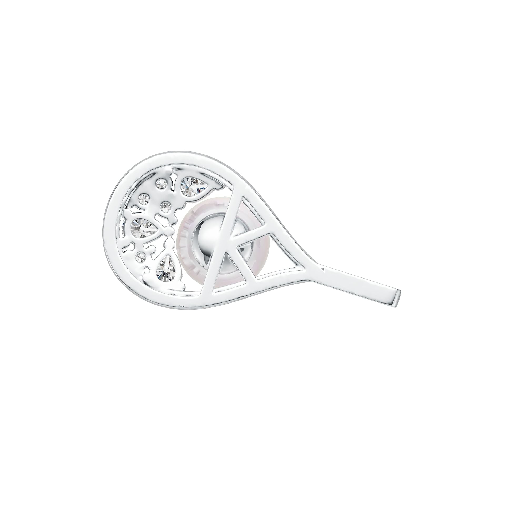 Sterling Silver Semi Mount Pendant Setting Round RD 8.5mm DHJ