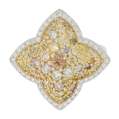 10K Gold Semi Mount Ring Setting Round RD 3.5mm Moissanite Accent DHJ