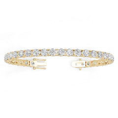 14K Gold Semi Mount Bracelet Setting Round Ro 5x5mm Diamond Accent Syz Jewelry